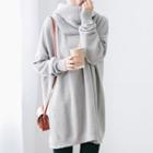 Set: Boxy Sweater + Circle Scarf