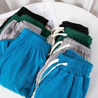 Ruched High-waist Wide-leg Pants / Shorts