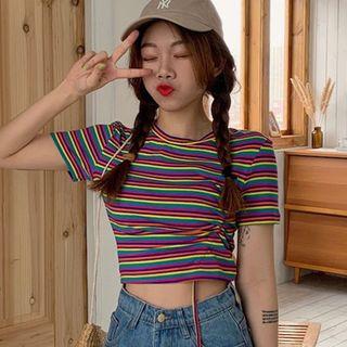 Drawstring Short-sleeve T-shirt (various Designs)