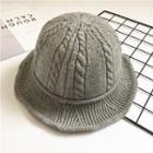 Cable Knitted Bucket Hat