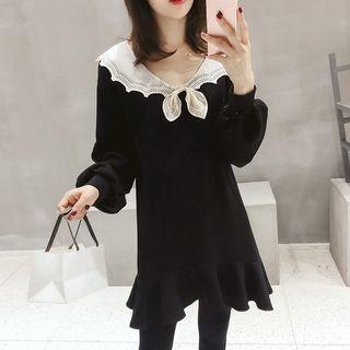 Long-sleeve Mini Sweatshirt Dress