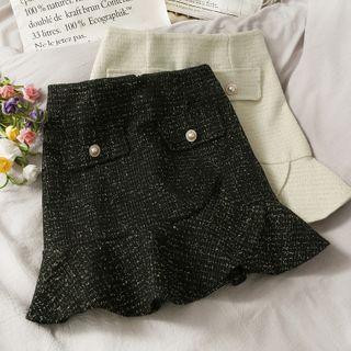 Glitter Mermaid Mini Skirt