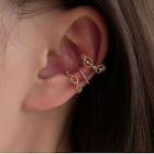 Set Of 3: Ear Cuff Set Of 3 - Eh0947 - Gold - One Size