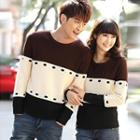 Couple Color Block Sweater