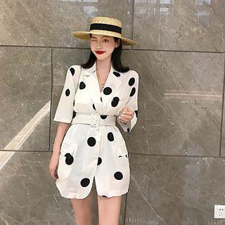 Dot Slim-fit Blazer