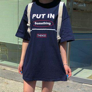 Put In Printed Long T-shirt