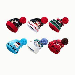 Christmas Print Beanie (various Designs)