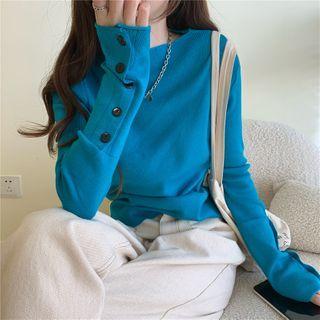 Long-sleeve Sheath Top