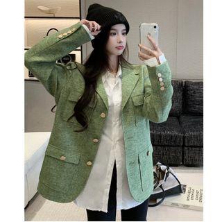 Safari Single-breasted Blazer