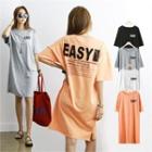 Easy Printed T-shirt Dress
