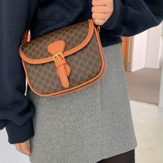 Flap Monogram Shoulder Bag