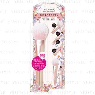 3 In 1 Makeup Brush 1 Pc