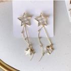 Fabric Star Fringed Earring