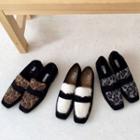 Faux Fur Panel Loafers