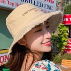 Fruit Embroidered Lettering Bucket Hat