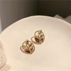 925 Sterling Silver Tulip Earring 1 Pair - Gold - One Size