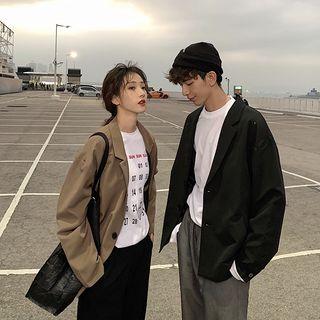 Couple Matching Single Breasted Blazer