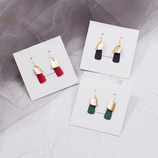 Faux Crystal Alloy Flower Earring
