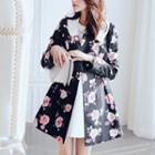 Flower Print Coatdress