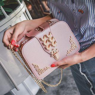 Metal Detail Chain Strap Cross Bag