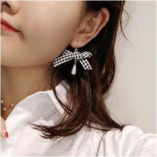 Gingham Strap Earring