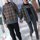 Couple Matching Plaid Sweater / Cardigan