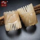 Horn Hair Wash Hair Comb As Shown In Figure - One Size