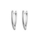 Simple And Fashion Geometric Earrings Silver - One Size