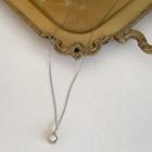 Freshwater-pearl Pendant Necklace Silver - One Size