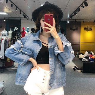 Knit Camisole / Denim Jacket
