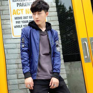 Printed Reversible Zip Jacket