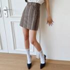 Multicolor-stripe Miniskirt