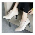 High Heel Lace-up Shoes
