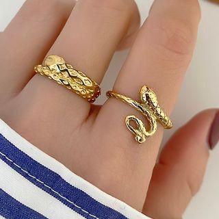Snake Stainless Steel Ring
