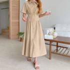 Band-back Shirtdress