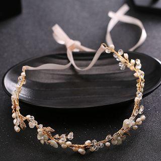Wedding Faux Pearl Faux Crystal Headpiece