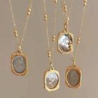 Rose Pendant Necklace Gold & Silver - One Size