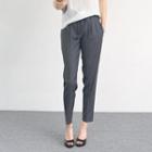Drawstring-waist Pleated-front Pants