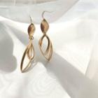 Hoop Drop Earrings Gold - One Size