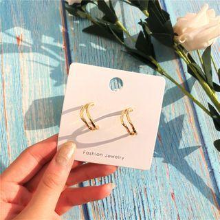 Mini Hoop Earring 1 Pair - 925 Silver - One Size