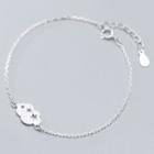 925 Sterling Silver Cloud Bracelet S925 Silver - As Shown In Figure - One Size