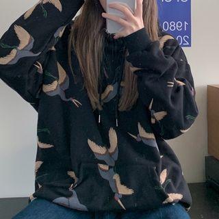 Coupled Matching Printed Hoodie