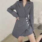 Set: Asymmetric Blazer + Shorts