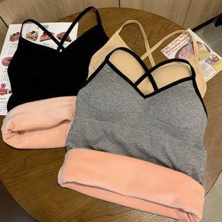 V-neck Strap Cropped Camisole Top
