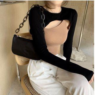 One-shoulder Tank Top / Shrug