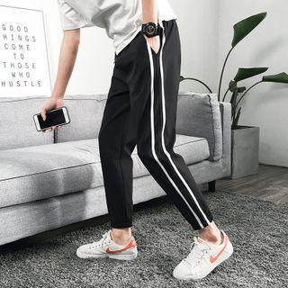 Striped Detail Slim-fit Pants