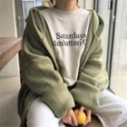 Knit Zipped Hoodie