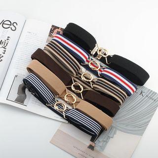 Striped Elastic Belt