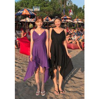 Bare-back Frilled Hanky Sundress