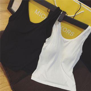 Sleeveless Cross Strap Back Top